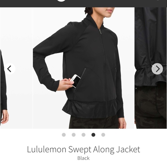 Lululemon Swept Along Jacket Black - Picture 2 of 8